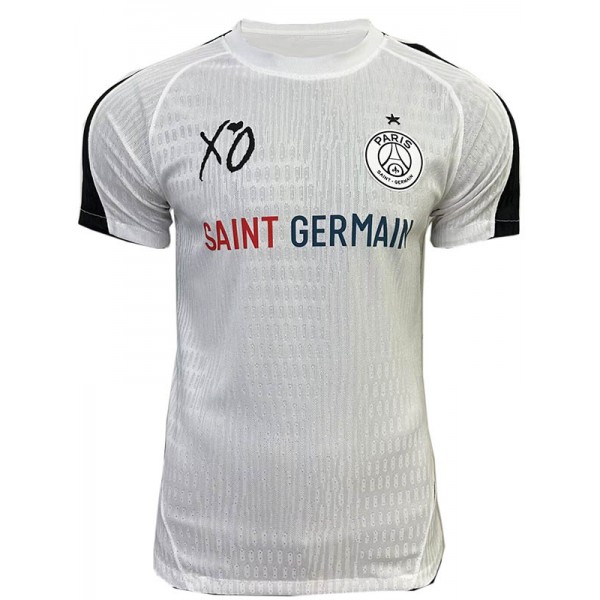 Jordan paris saint-german maillot édition spéciale version joueur entraînement uniforme de football adulte kit de football blanc pour hommes hauts chemise de sport 2025-2026